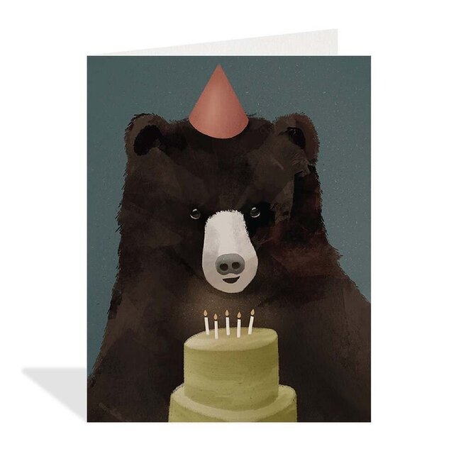Halfpenny Greeting Cards - Party Bear HP23039LT