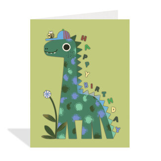 Halfpenny Greeting Card - Birthday Dino HP25181CD