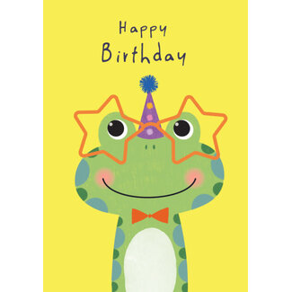 Laura Darrington Greeting Card - Birthday Frog AS17