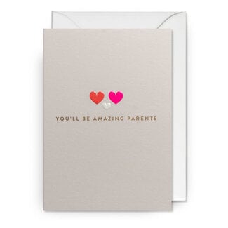Lagom Design Greeting Card - You'll Be Amazing Parents 7686