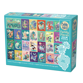 Cobble Hill Family Puzzle 350pc Animal Alphabet 47042