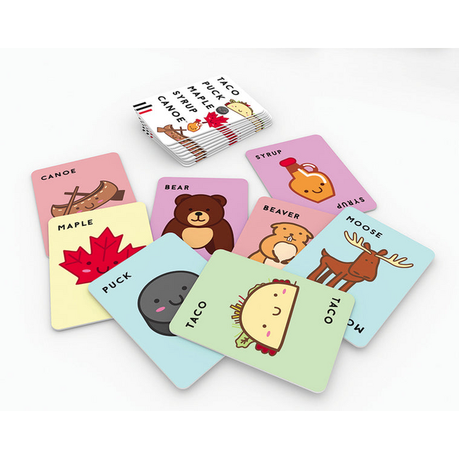 Taco Puck Maple Syrup Canoe Card Game BL-9056