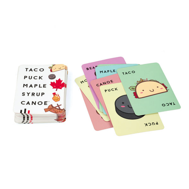 Taco Puck Maple Syrup Canoe Card Game BL-9056