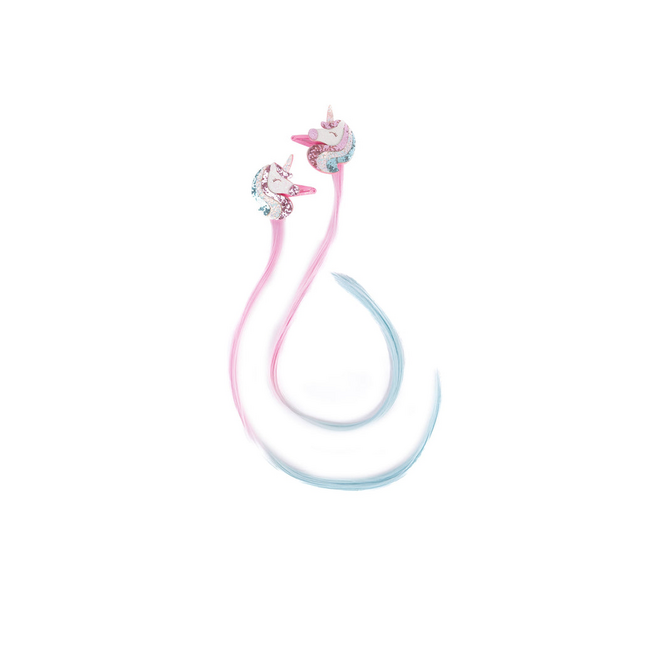 Great Pretenders Pretty Pastel Unicorn Hair Extension Clips