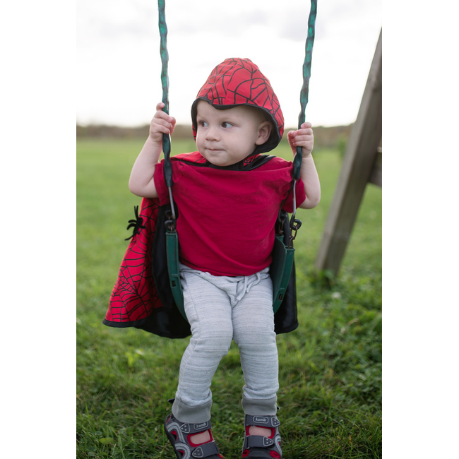 Great Pretenders Reversible Spider/ Bat Toddler Cape  Size 2-3