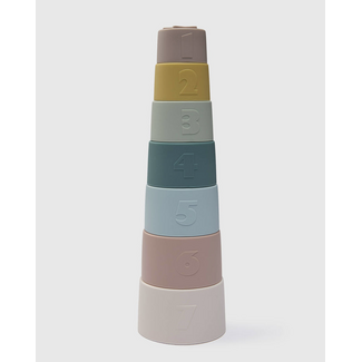 Loulou Lollipop LouLou Lollipop - Silicone Stacking Cups - Classic