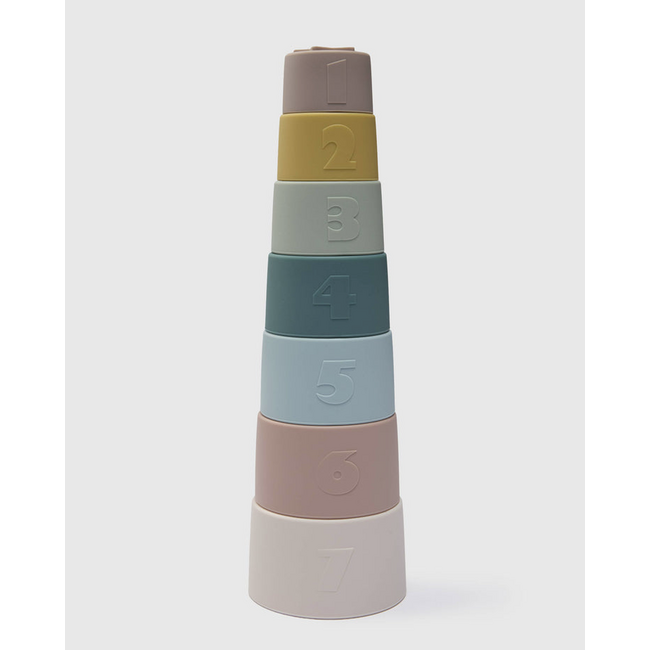 Loulou Lollipop LouLou Lollipop - Silicone Stacking Cups - Classic