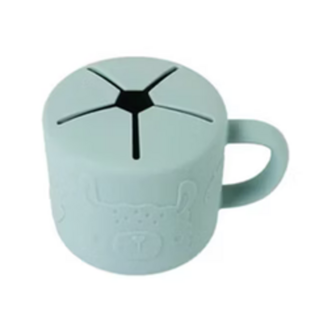 Loulou Lollipop Loulou Lollipop - Silicone Snack Cup  Blue