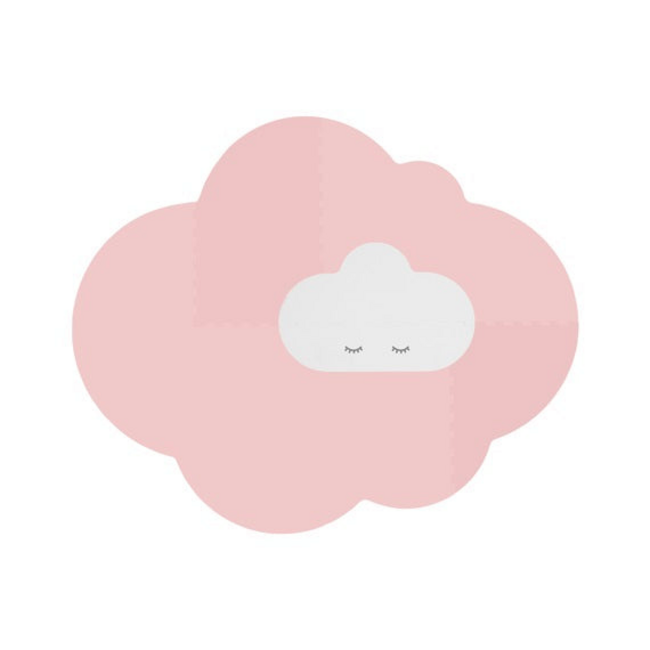 Heads in the Clouds Playmat (Large) - Blush Rose