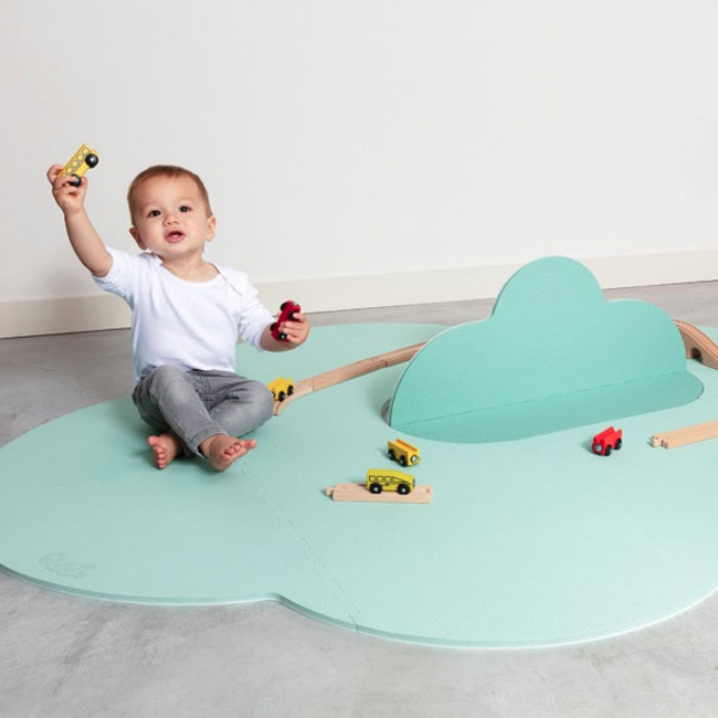 Heads in the Clouds Playmat (Large) - Minty Green