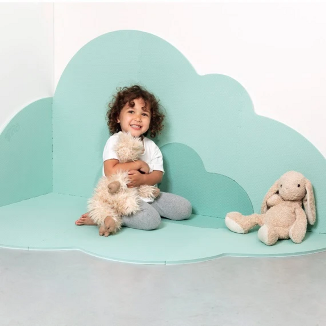 Heads in the Clouds Playmat (Large) - Minty Green