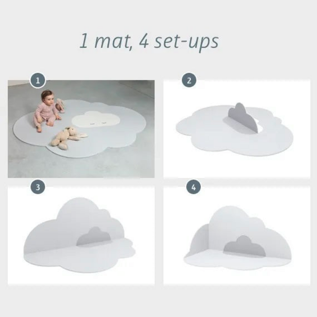 Heads in the Clouds Playmat (Large) - Minty Green