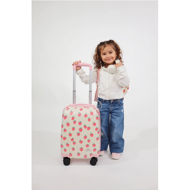 Itzy Ritzy Itzy Explorer Suitcase - Strawberries