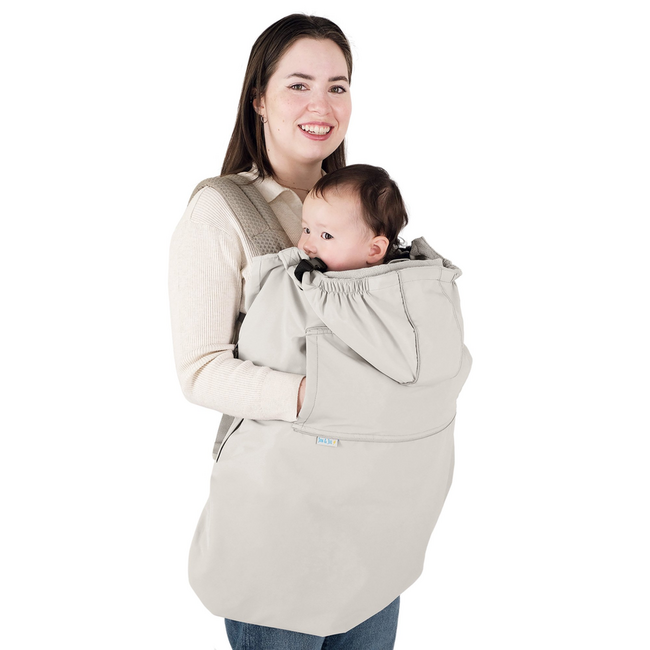 Jan & Jul Cozy-Dry Baby Rain Cover - Pottery Grey - OS