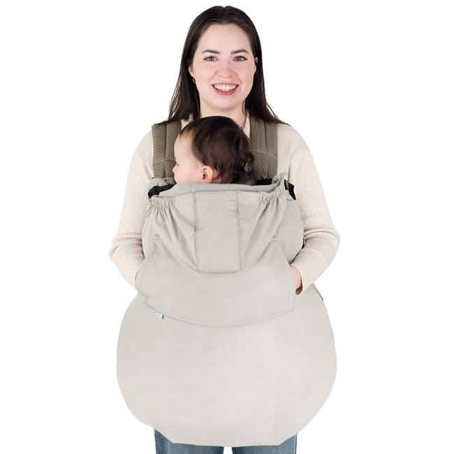 Jan & Jul Cozy-Dry Baby Rain Cover - Pottery Grey - OS