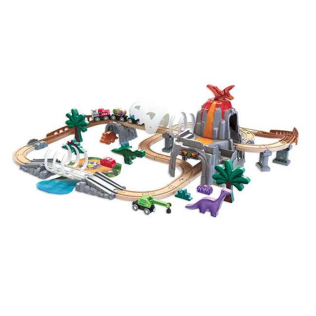 Hape - Dinosaur Railway Adventure Set - E3795