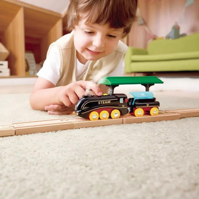 Hape- Steam & Whistle Train Set