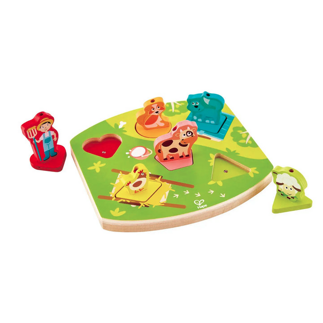 Hape - Farmyard Sound Puzzle E1614
