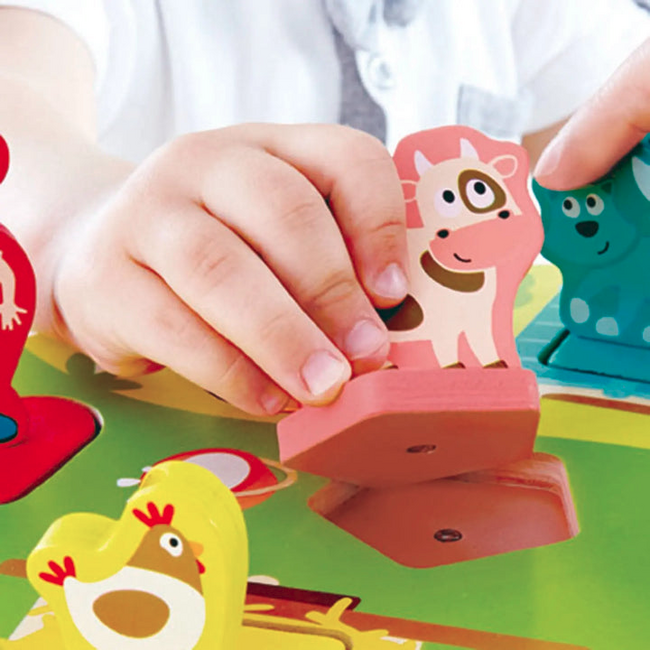 Hape - Farmyard Sound Puzzle E1614