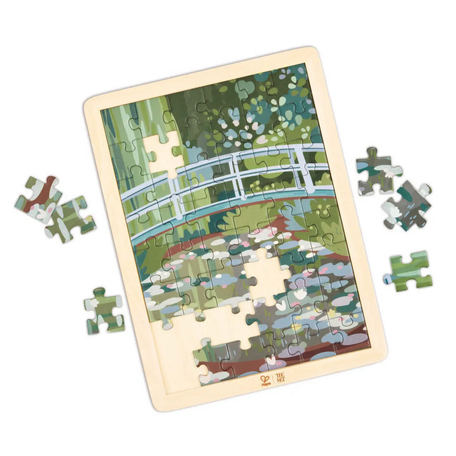 Hape - Met Monet Water-Lily Garden Puzzle