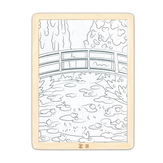 Hape - Met Monet Water-Lily Garden Puzzle