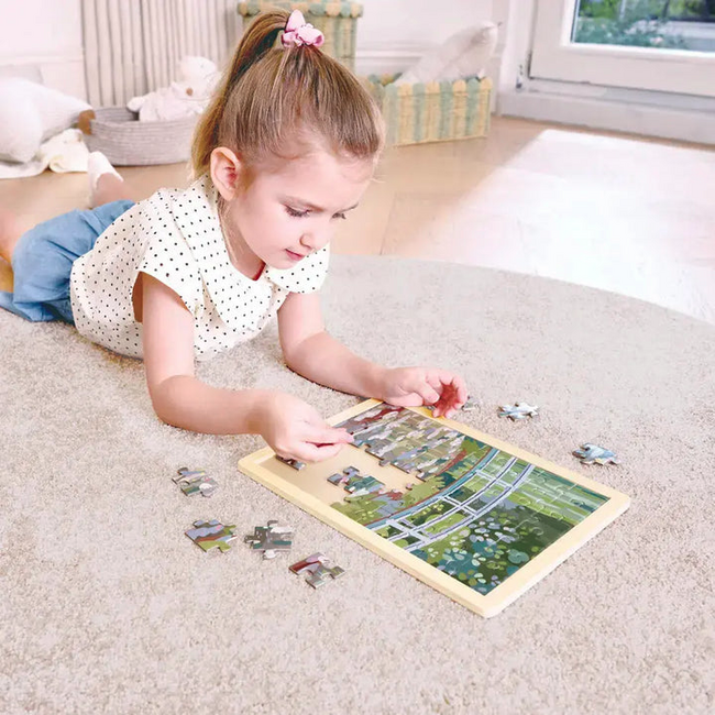 Hape - Met Monet Water-Lily Garden Puzzle