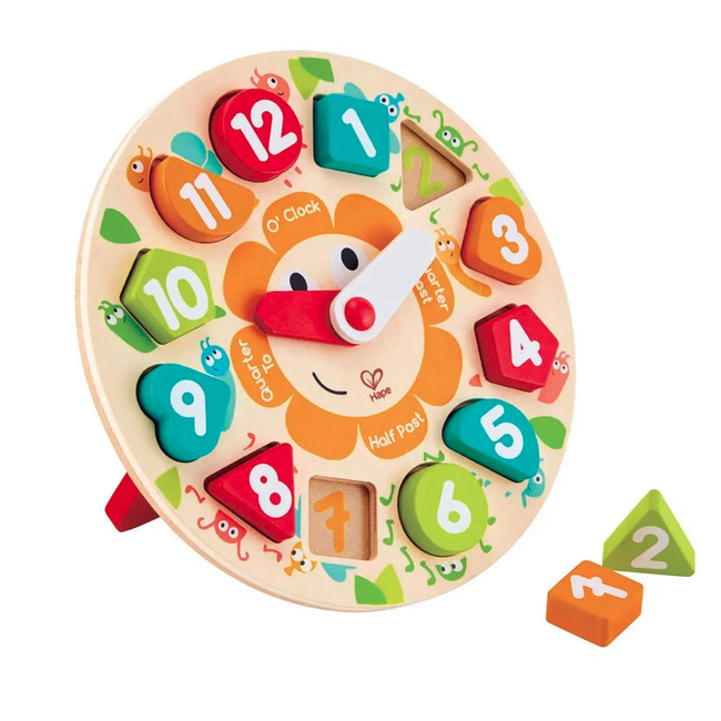 Hape - Chunky Clock Puzzle E1622