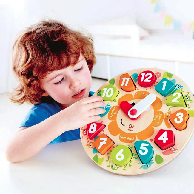 Hape - Chunky Clock Puzzle E1622