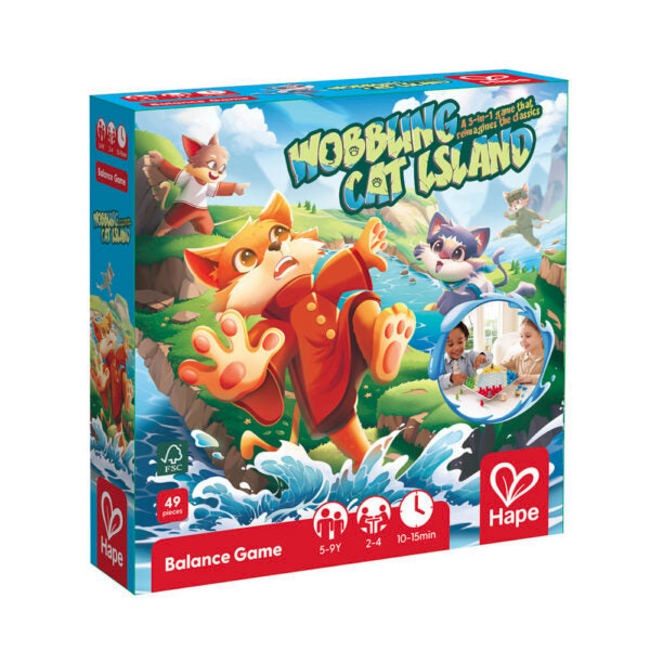 Hape - Wobbling Cat Island Game