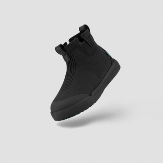 Vessi Vessi Kids Weekend Chelsea Boot - Asphalt Black on Black SHKCBBJ