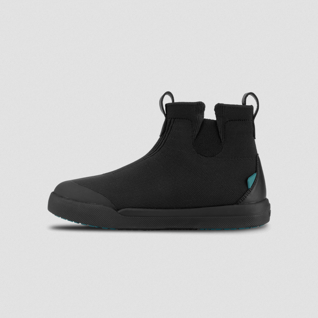 Vessi Vessi Kids Weekend Chelsea Boot - Asphalt Black on Black SHKCBBJ