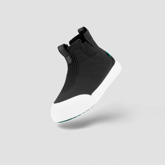 Vessi Vessi Kids Weekend Chelsea Boot - Asphalt Black on White SHKCABJ