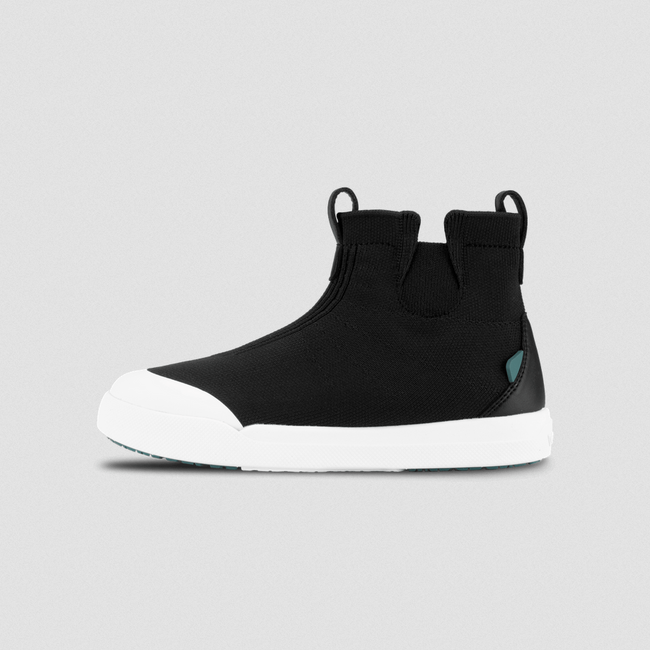 Vessi Vessi Kids Weekend Chelsea Boot - Asphalt Black on White SHKCABJ