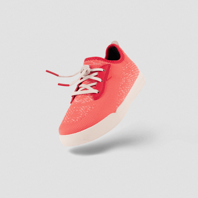 Vessi Vessi Kids Weekend Sneaker - Hyperpink/Shell SHW1HMC