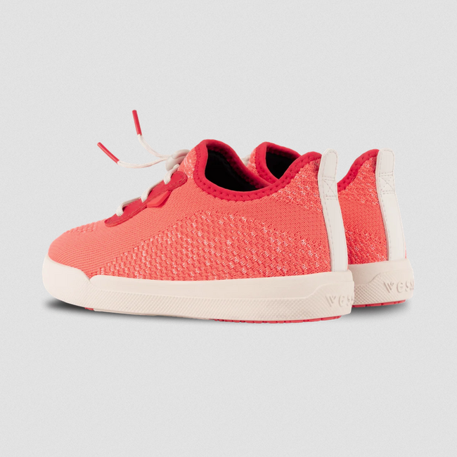 Vessi Vessi Kids Weekend Sneaker - Hyperpink/Shell SHW1HMC