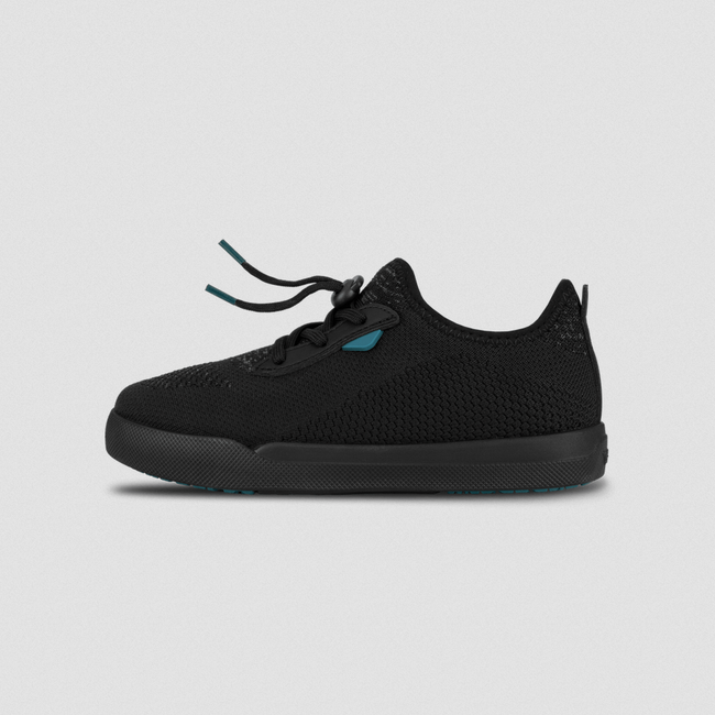 Vessi Vessi Kids Weekend Sneaker - Asphalt Black on Black SHW1ASJ