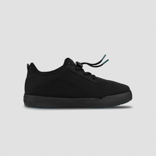 Vessi Vessi Kids Weekend Sneaker - Asphalt Black on Black SHW1ASJ