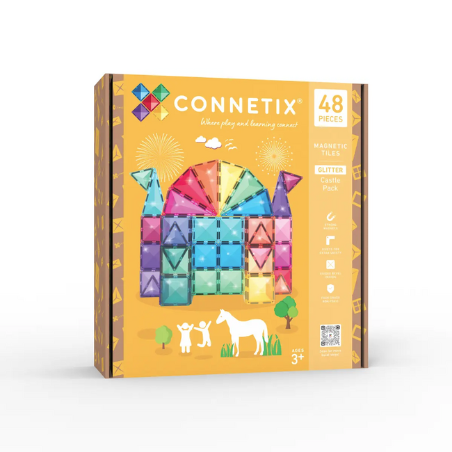 Connetix Connetix Glitter Castle Pack 48pc
