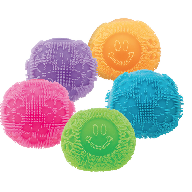 Needoh Fuzz Ball Flower Power