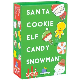 Santa Cookie Elf Candy Snowman Card Game