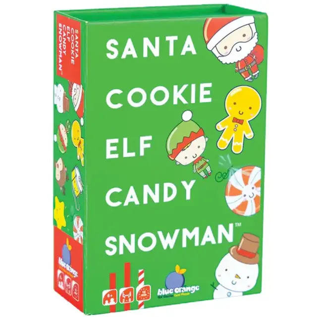 Santa Cookie Elf Candy Snowman Card Game