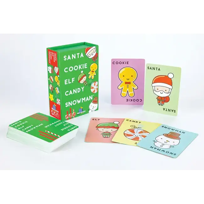Santa Cookie Elf Candy Snowman Card Game