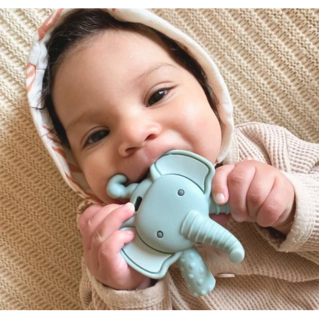 Itzy Ritzy Ritzy Baby Molar Teether - Elephant