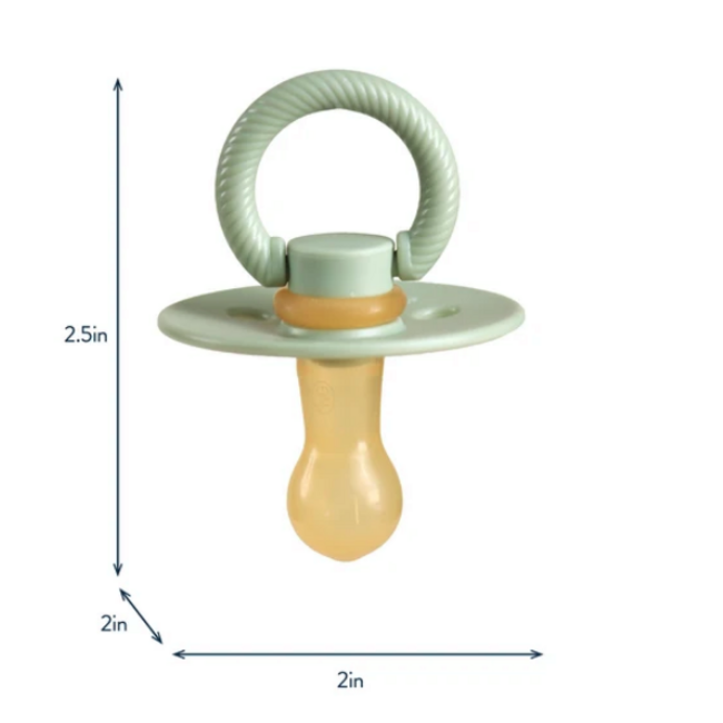 Itzy Ritzy Itzy Soother Natural Rubber Pacifer Set 6-18m - Succulent & Agave
