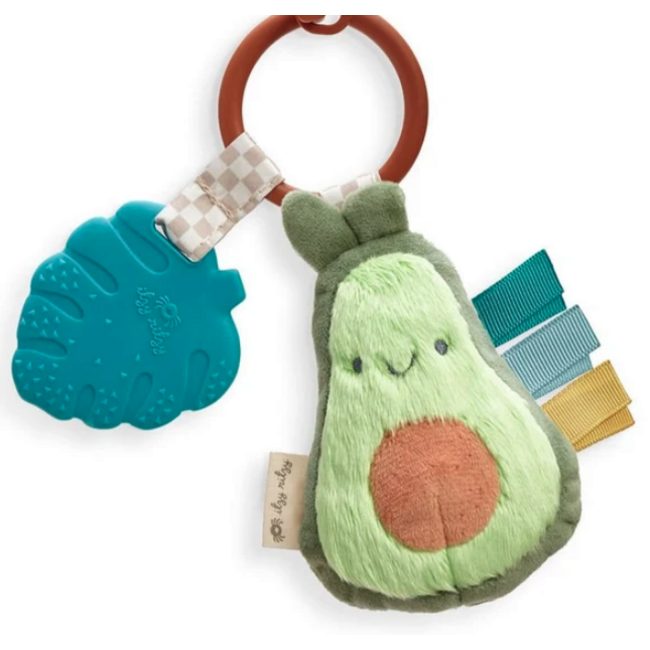 Itzy Ritzy Itzy Pal Plush & Teether - Annie the Avocado