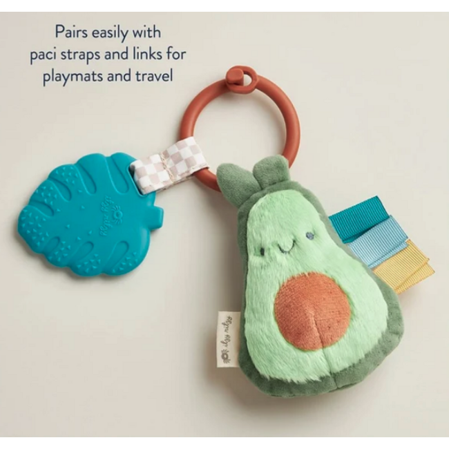 Itzy Ritzy Itzy Pal Plush & Teether - Annie the Avocado