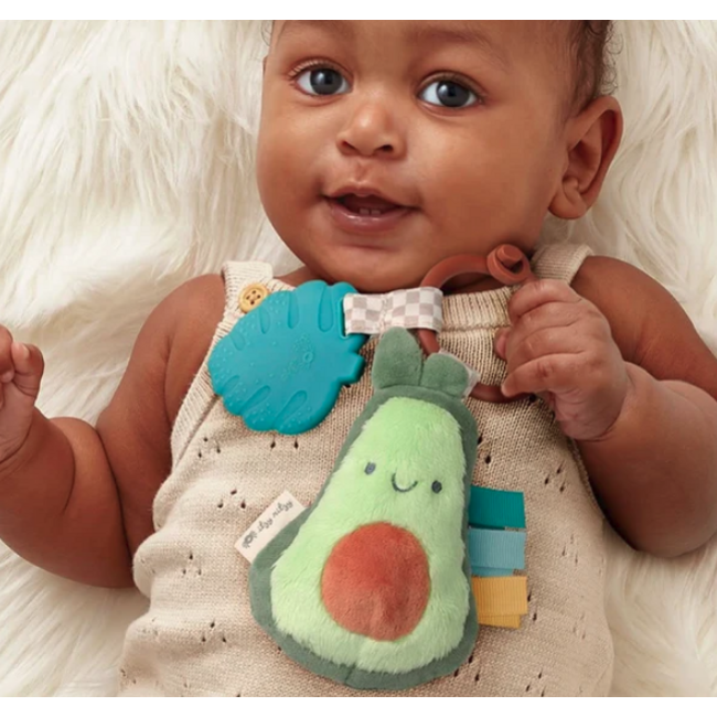 Itzy Ritzy Itzy Pal Plush & Teether - Annie the Avocado