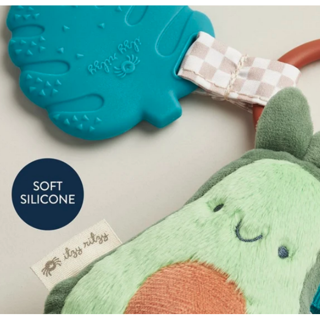 Itzy Ritzy Itzy Pal Plush & Teether - Annie the Avocado