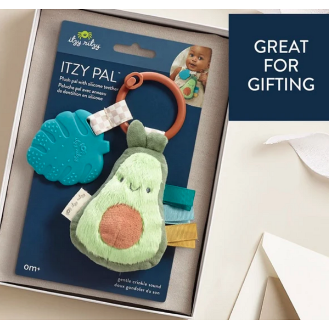 Itzy Ritzy Itzy Pal Plush & Teether - Annie the Avocado
