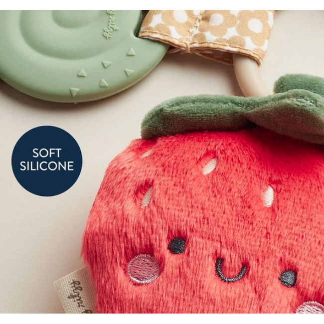 Itzy Ritzy Itzy Pal Plush & Teether - Bonnie the Strawberry